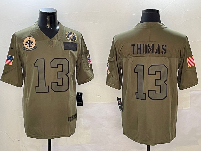 Men New Orleans Saints #13 Thomas Green 2024 Nike Limited NFL Jersey style 01081